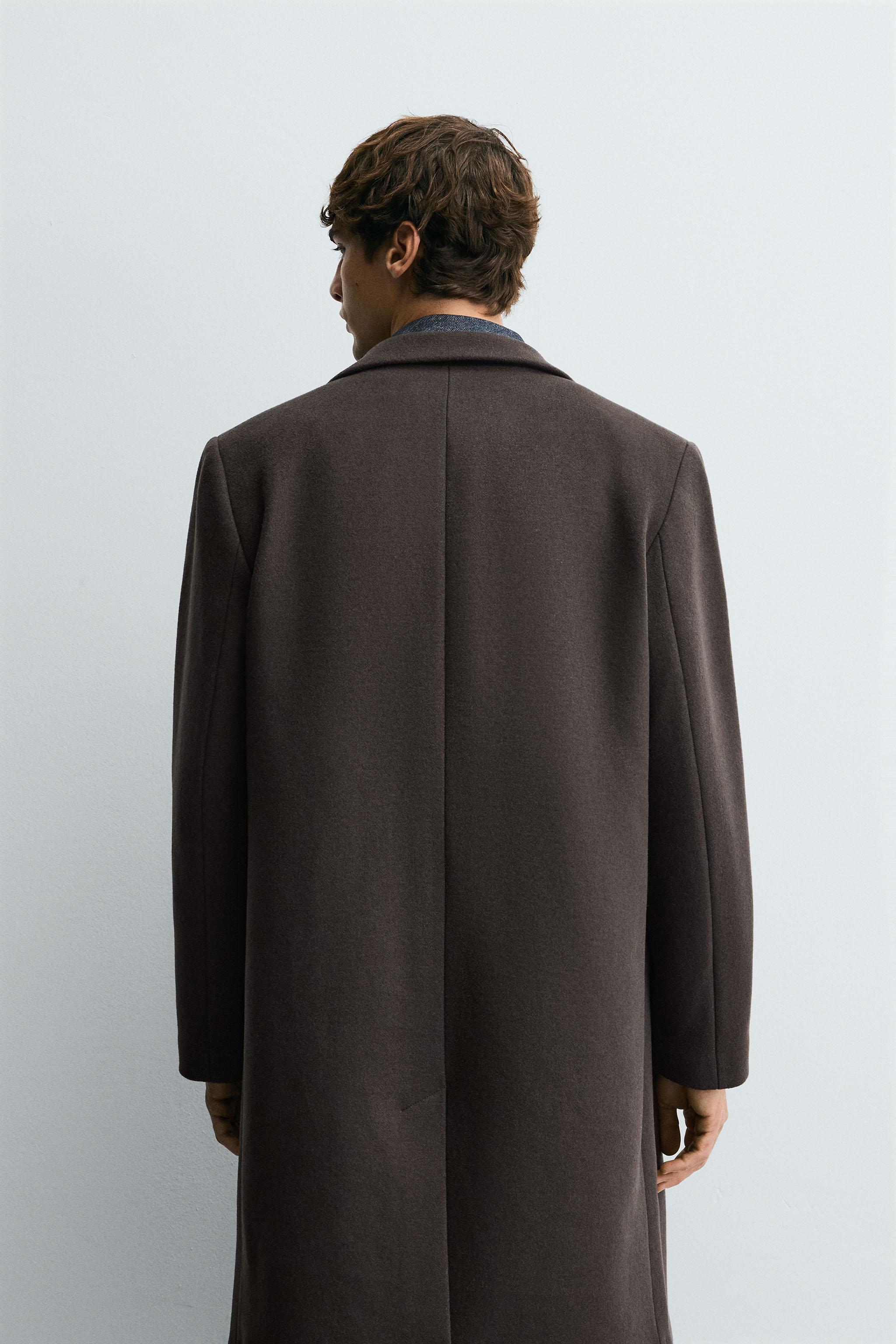 REGULAR FIT WOOL COAT